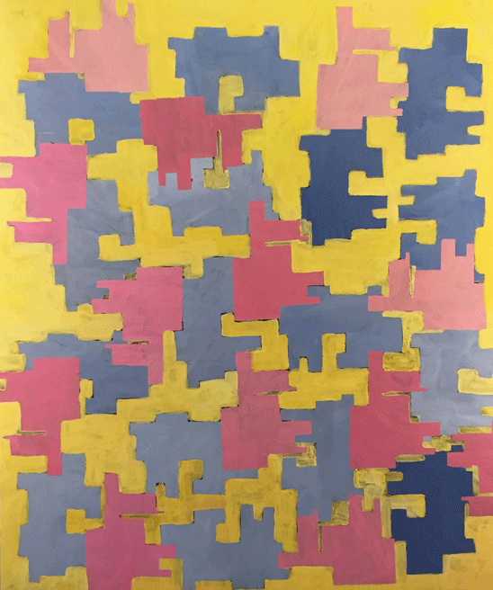 new painting by David Davron - Squibbling - 2015